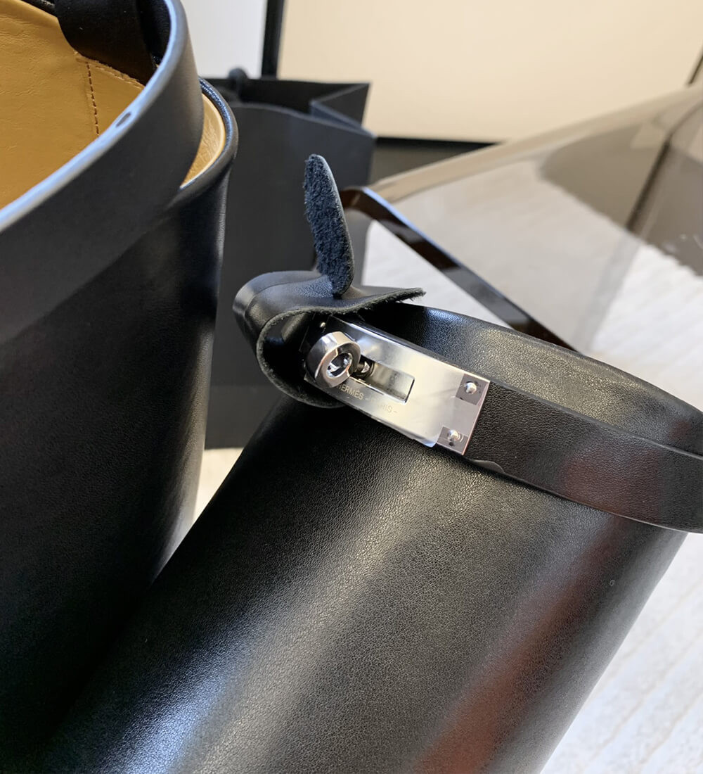 Hermes Box Calfskin Equestrian Jumping Boots H202256