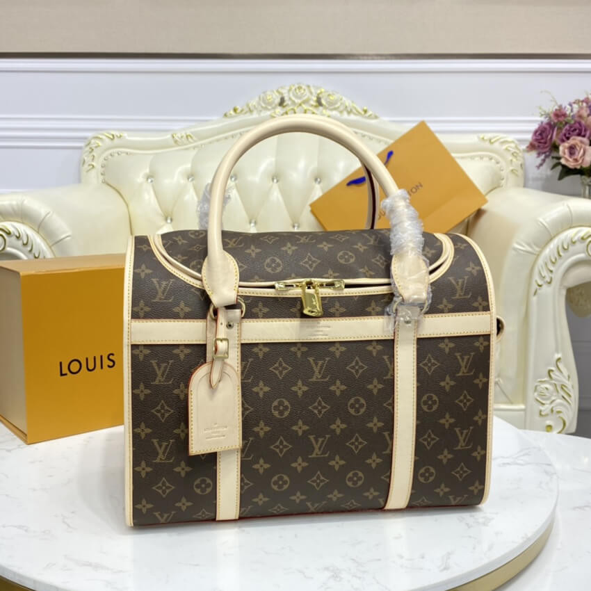 Louis Vuitton Monogram Canvas Dog Carrier 40 M42024