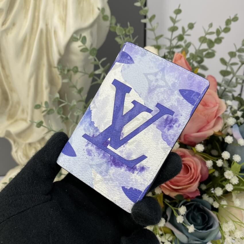 Louis Vuitton Blue Pocket Organizer M80455