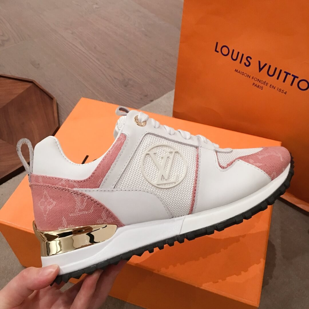Louis Vuitton Monogram Denim Run Away Sneaker 1A4WP7 Pink