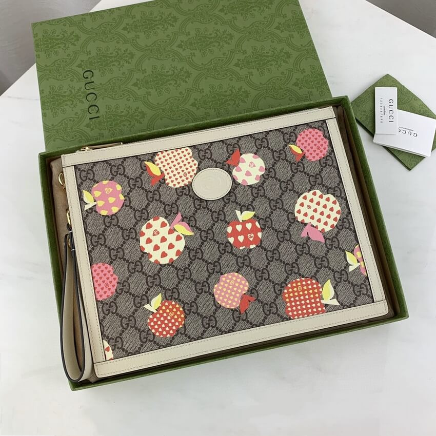 Gucci Les Pommes Zip Pouch 664113
