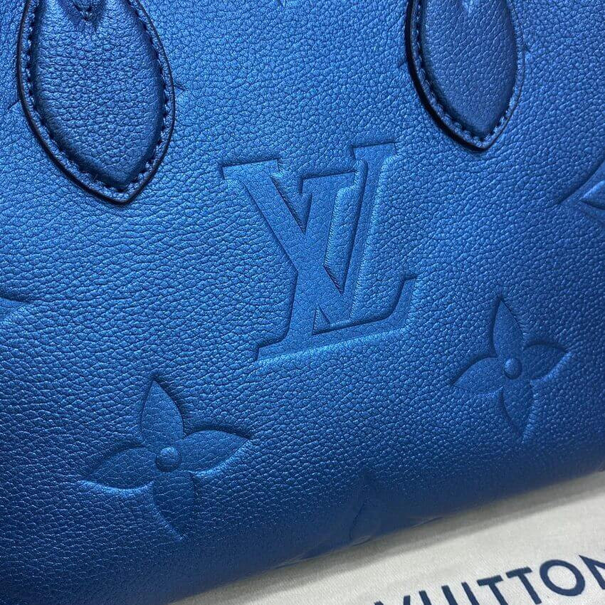 Louis Vuitton Onthego PM M58956 Navy Nacre