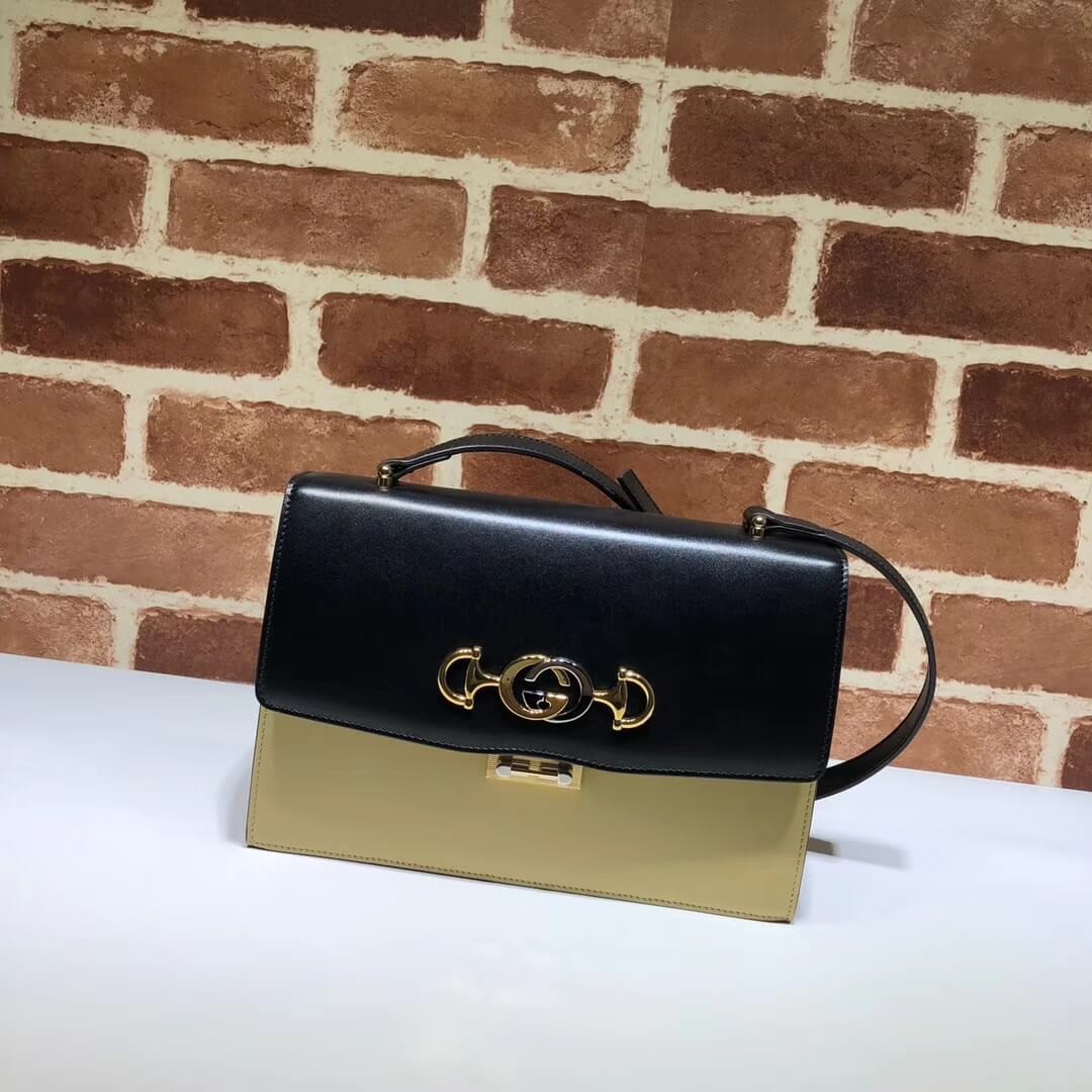 Gucci Zumi Smooth Leather Small Shoulder Bag 576388