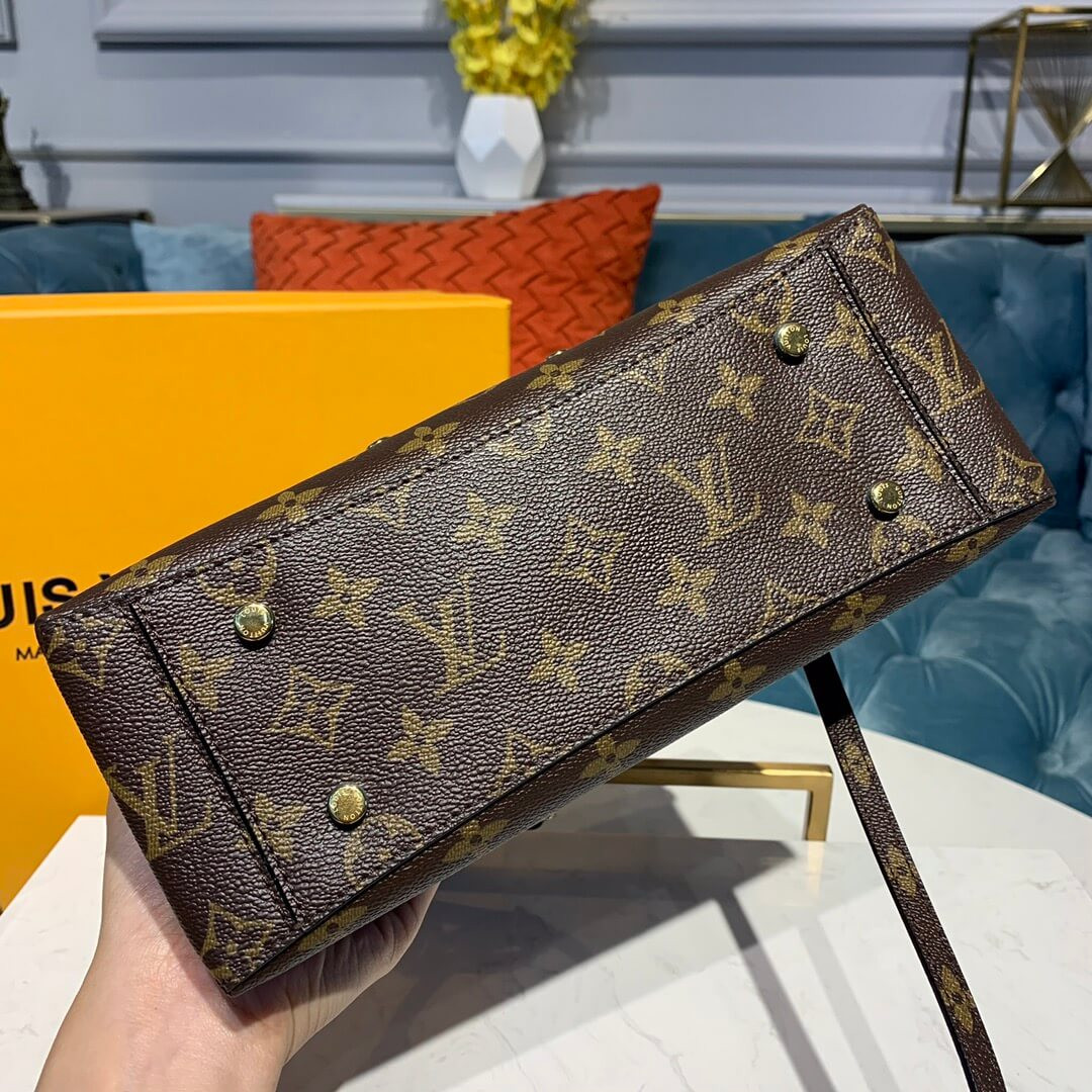 Louis Vuitton Monogram Canvas One Handle Flap Bag MM M43125