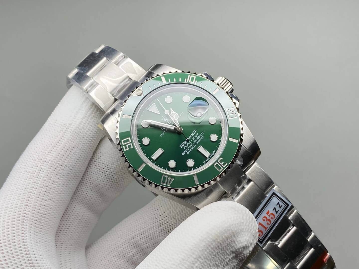 Rolex Submariner Date Watch Green M1166