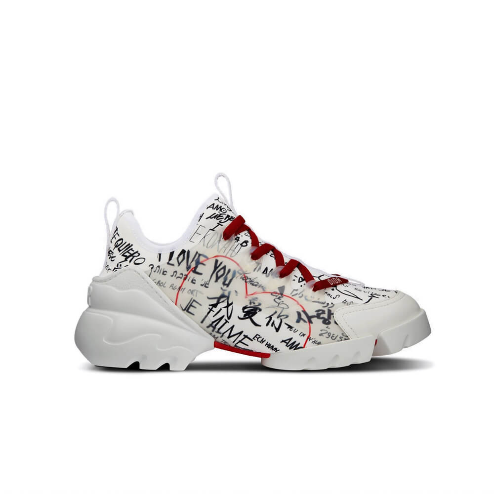 Dior D-Connect Dioramour Graffiti Sneaker K248