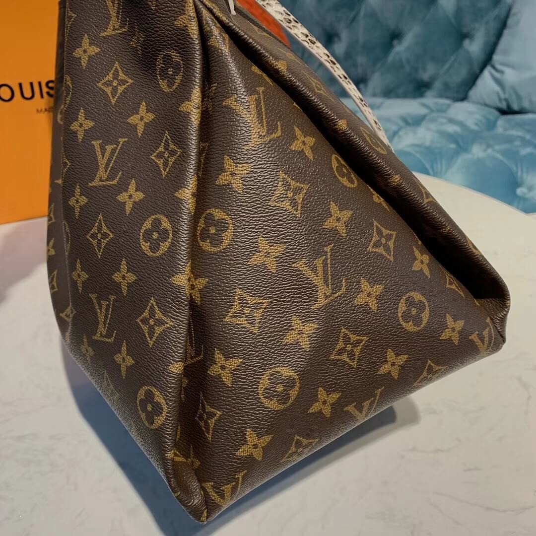 Louis Vuitton Monogram Canvas And Python Artsy MM M44010