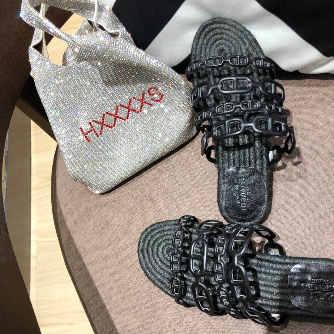 Hermes Ancone Espadrille Nappa Leather H2011