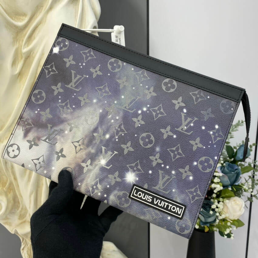 Louis Vuitton Monogram Galaxy Canvas Pochette Voyage M44448