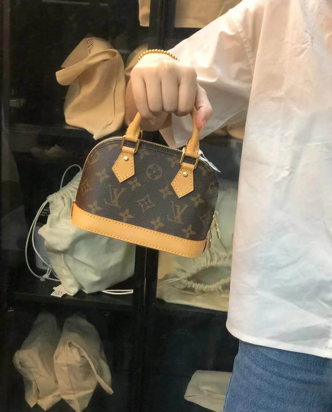 Louis Vuitton Monogram Canvas Nano Alma Bag M82717