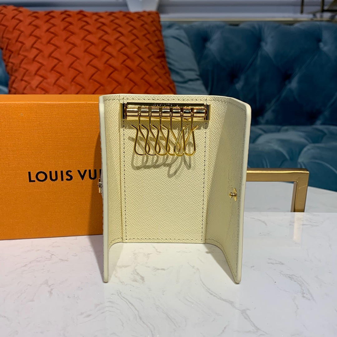 Louis Vuitton Damier Azur 6 Key Holder N61745