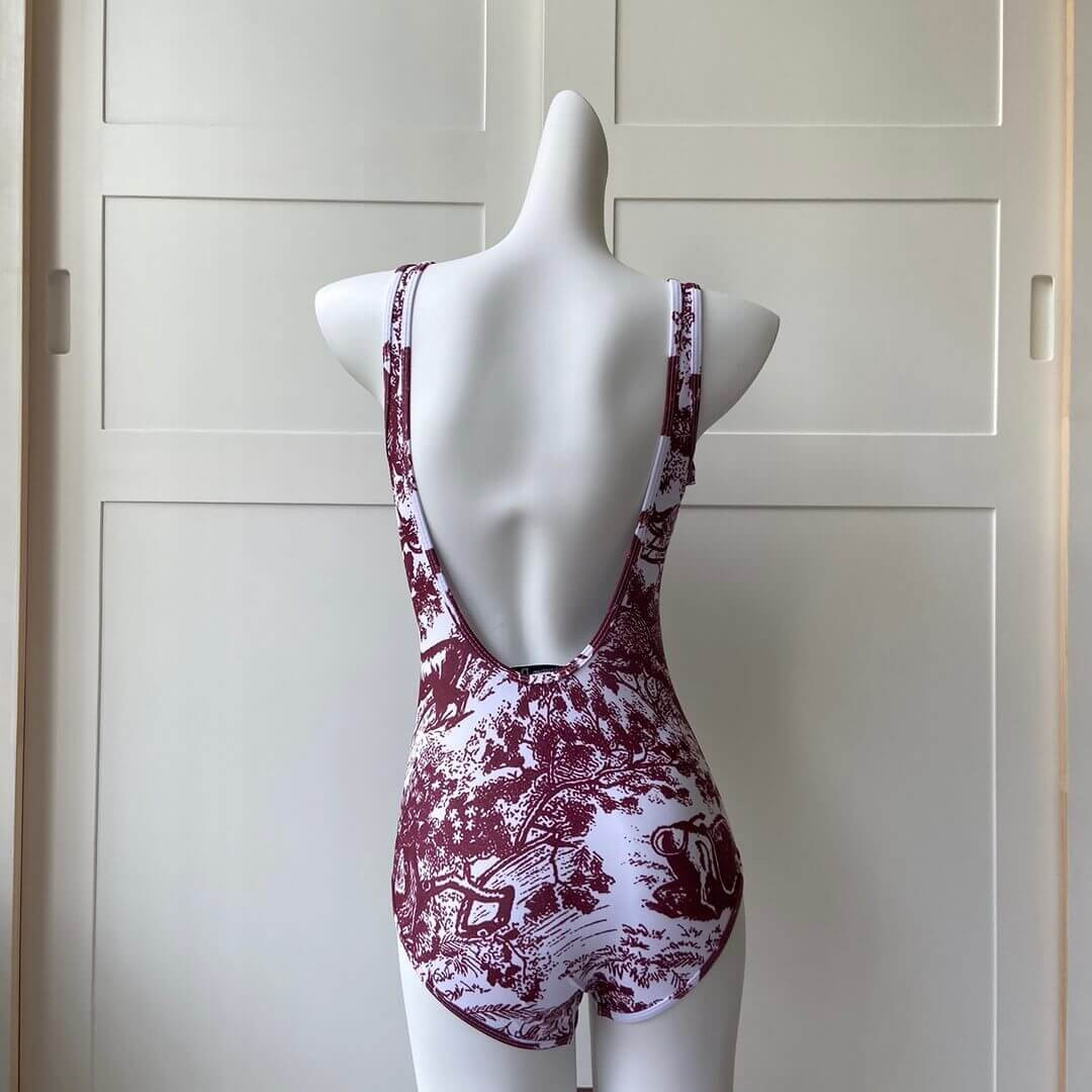 Christian Dior Animal Plant One Piece Swimsuit 259471
