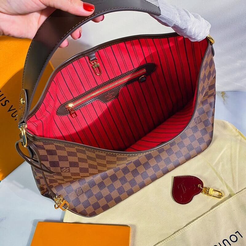 Louis Vuitton Damier Ebene Canvas Delightful MM N41460