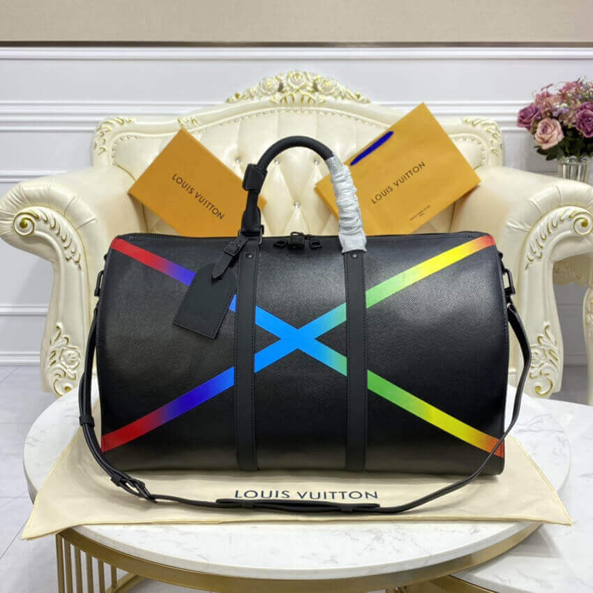 Louis Vuitton Taiga Leather Keepall Bandouliere 50 M30345