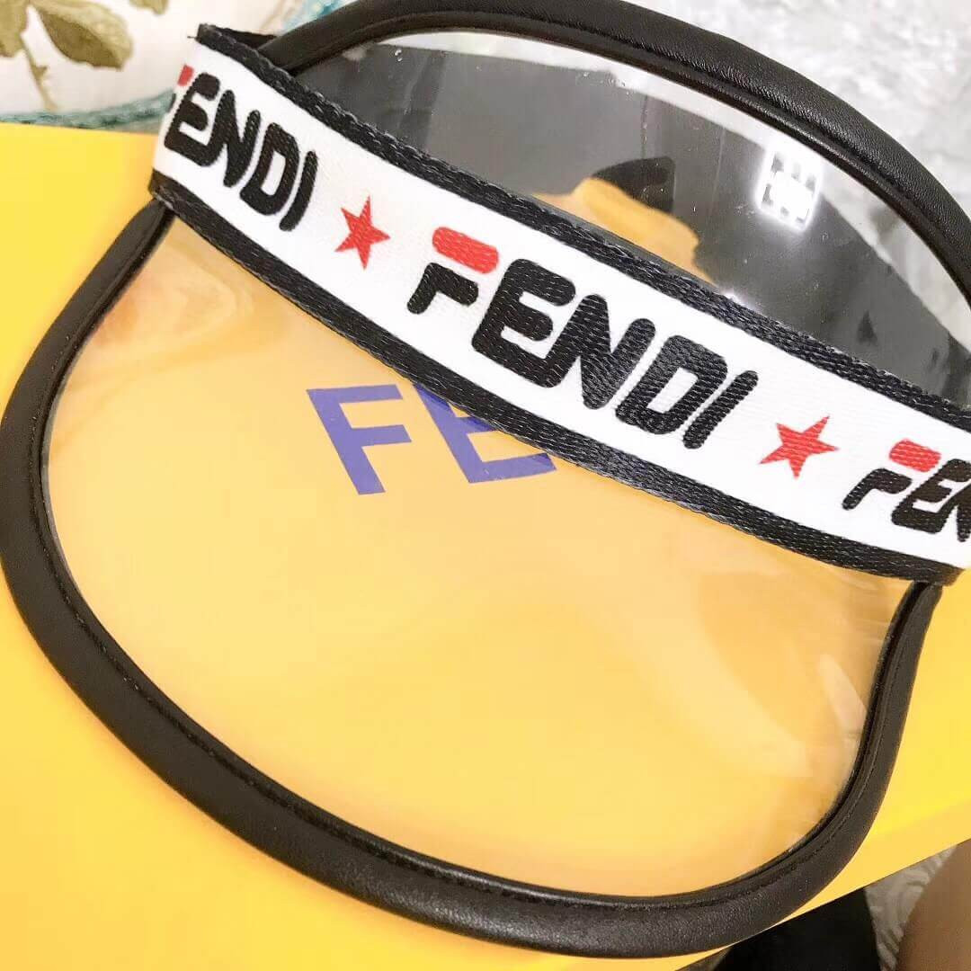 Fendi Transparent Logo Visor Cap FD-003