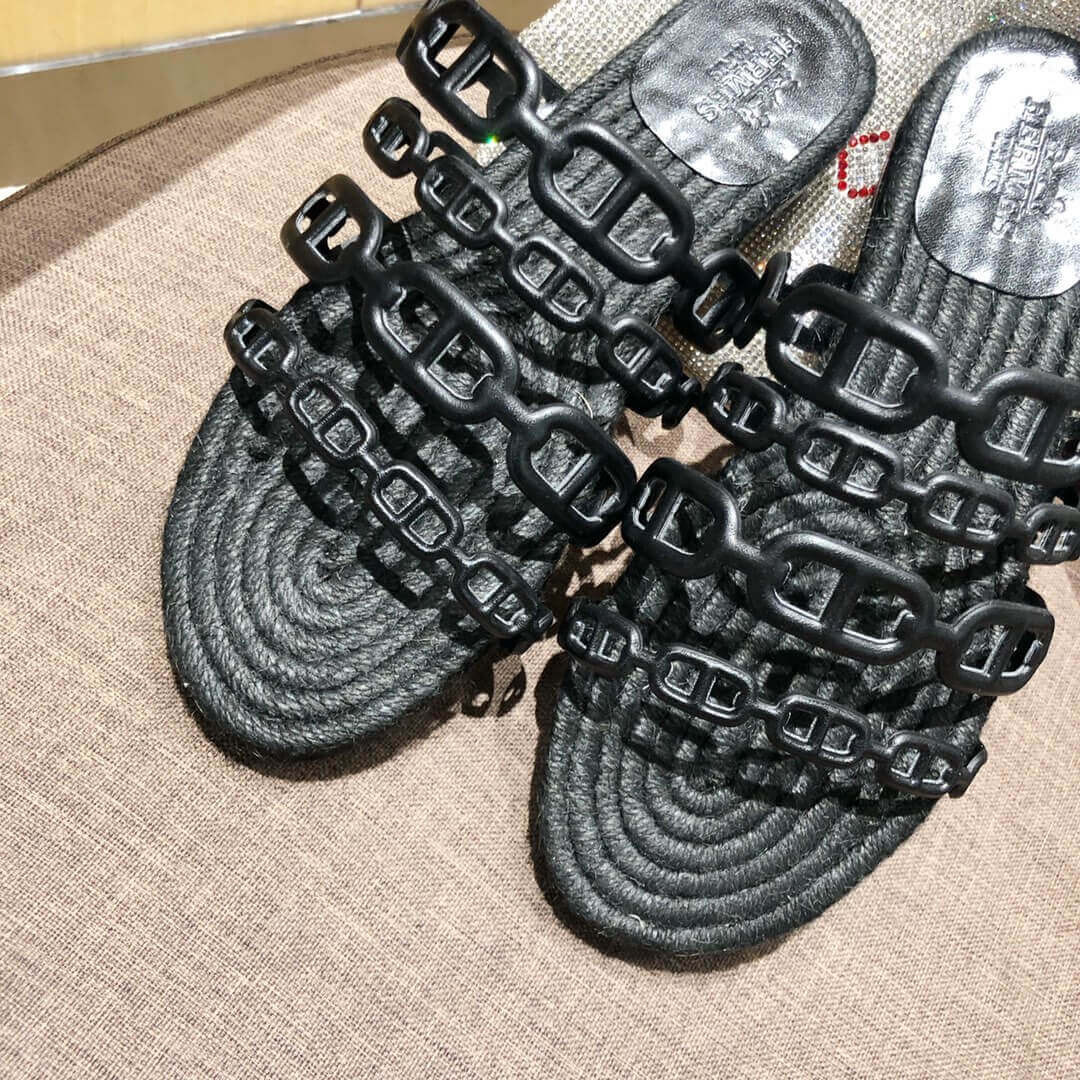 Hermes Ancone Espadrille Nappa Leather H2011