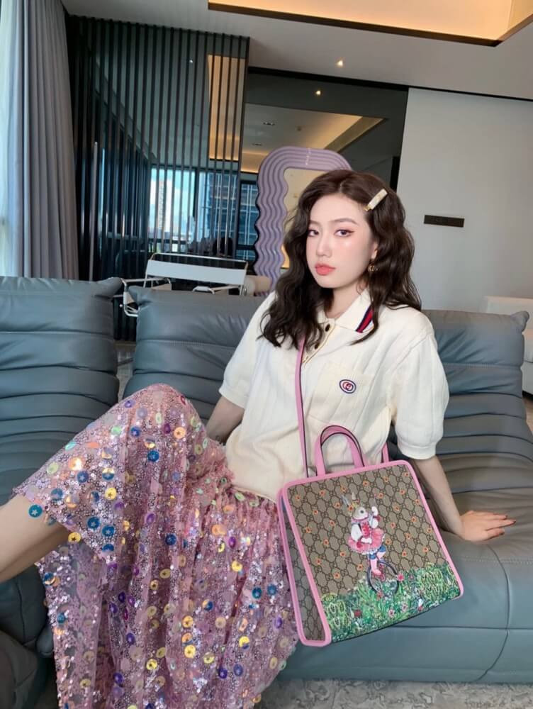 Gucci Yuko Higuchi Tote Bag 630542 Rabbit Print