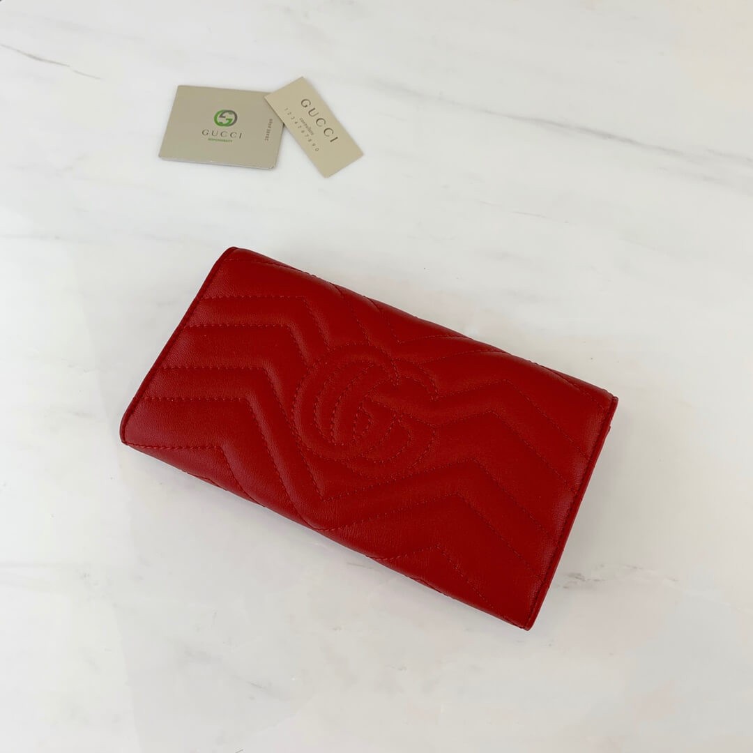 Gucci GG Marmont Continental Wallet 443436
