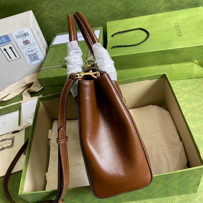 Gucci Jackie 1961 Medium Tote Bag 649016 GG Supreme