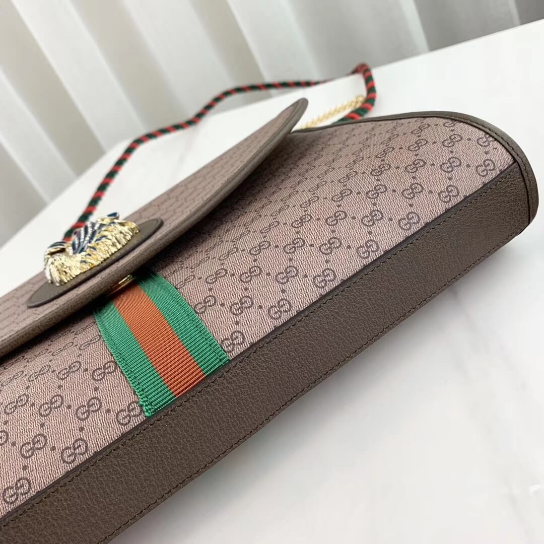 Gucci Rajah Medium Shoulder Bag 564697 Coffee