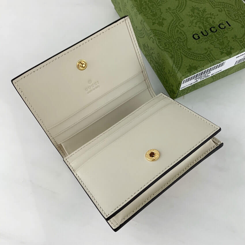 Gucci Les Pommes Card Case Wallet 663922