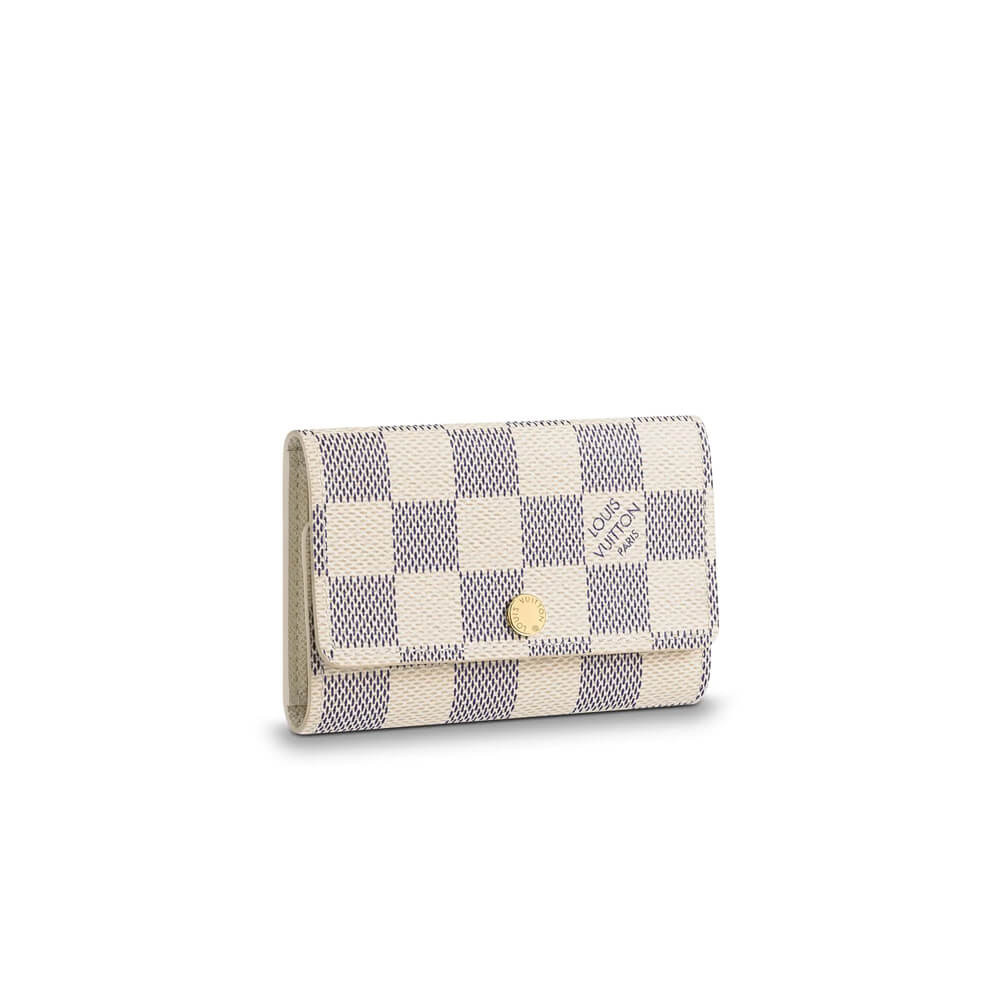 Louis Vuitton Damier Azur 6 Key Holder N61745