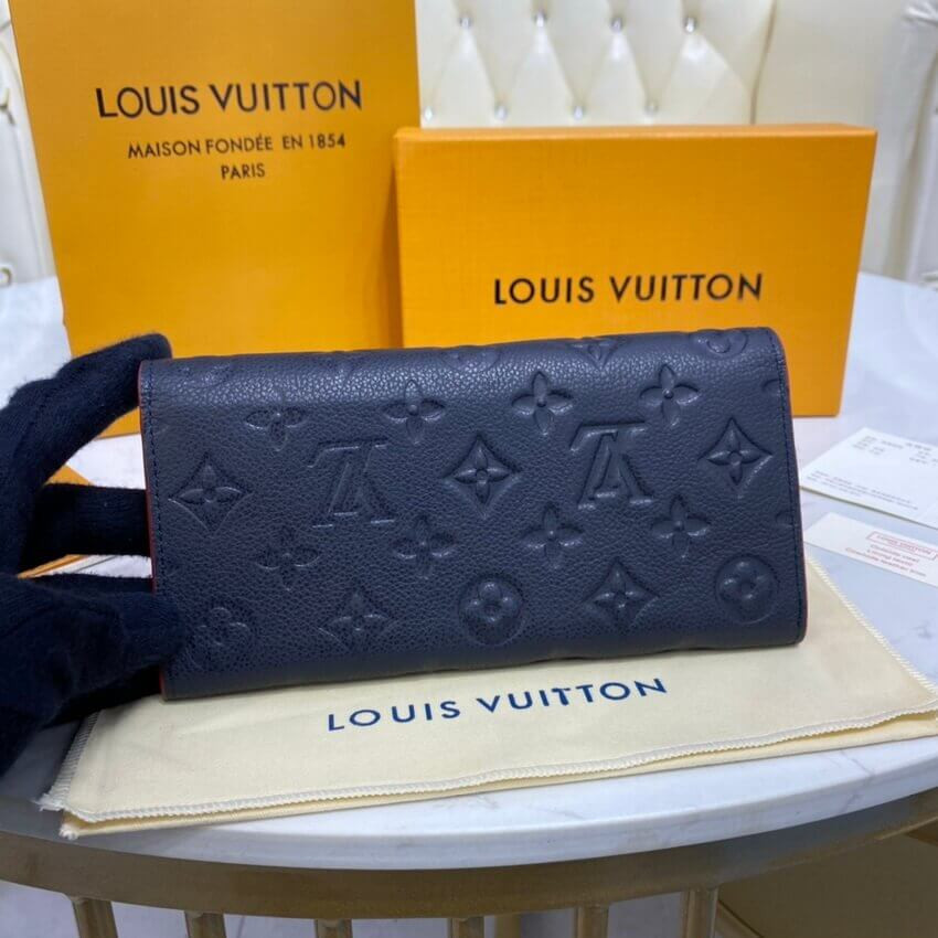 Louis Vuitton Monogram Empreinte Emilie Wallet M69417