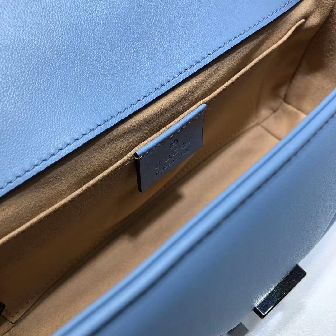 Gucci GG Marmont Matelasse Chevron Leather Mini Bag 446744