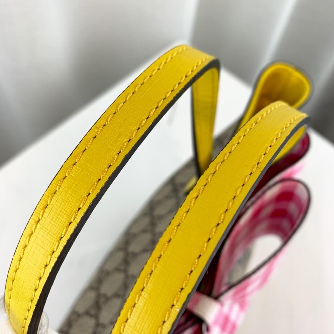 Gucci Childrens GG Supreme Rainbow Bow Tote 501804