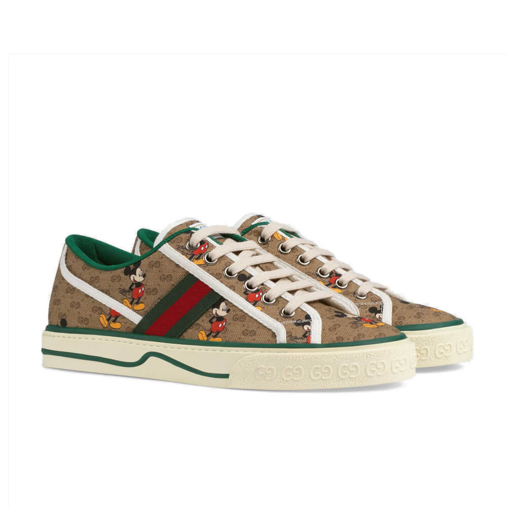 Gucci  Disney x Gucci Tennis 1977 Sneaker with Web 606110