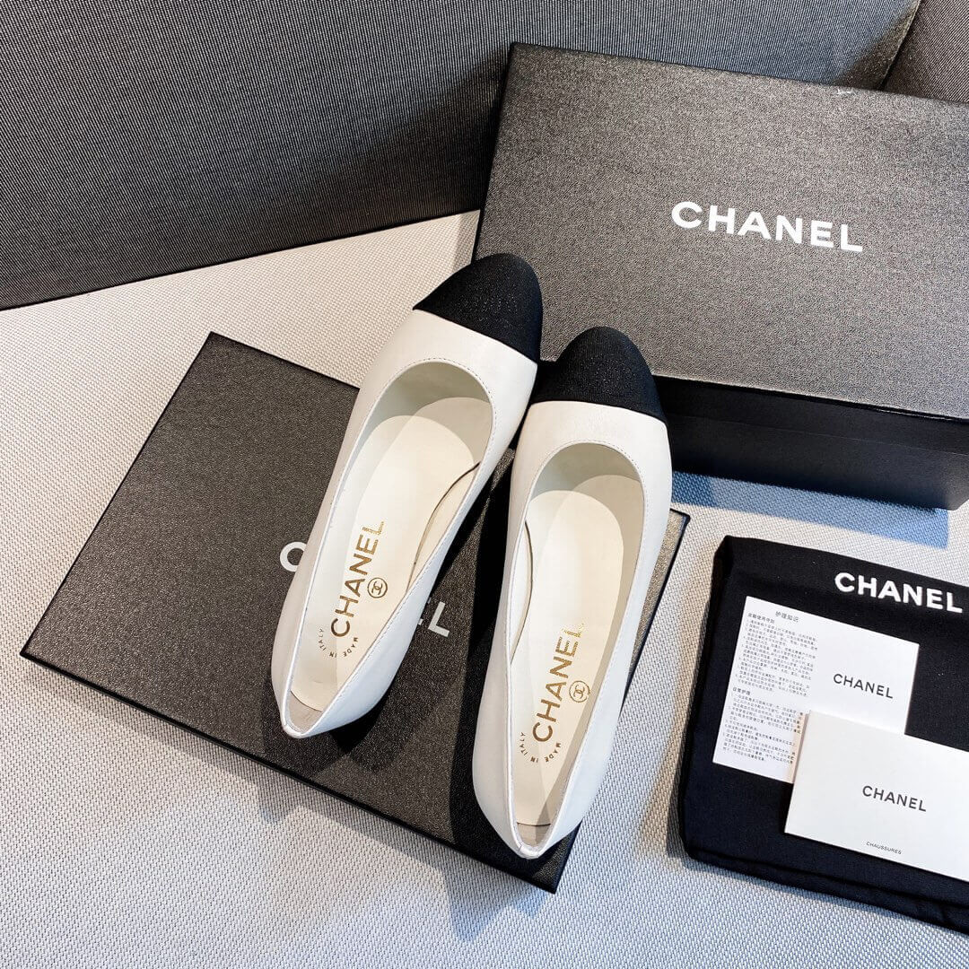 Chanel Pearl Embellished Ballerinas 36128