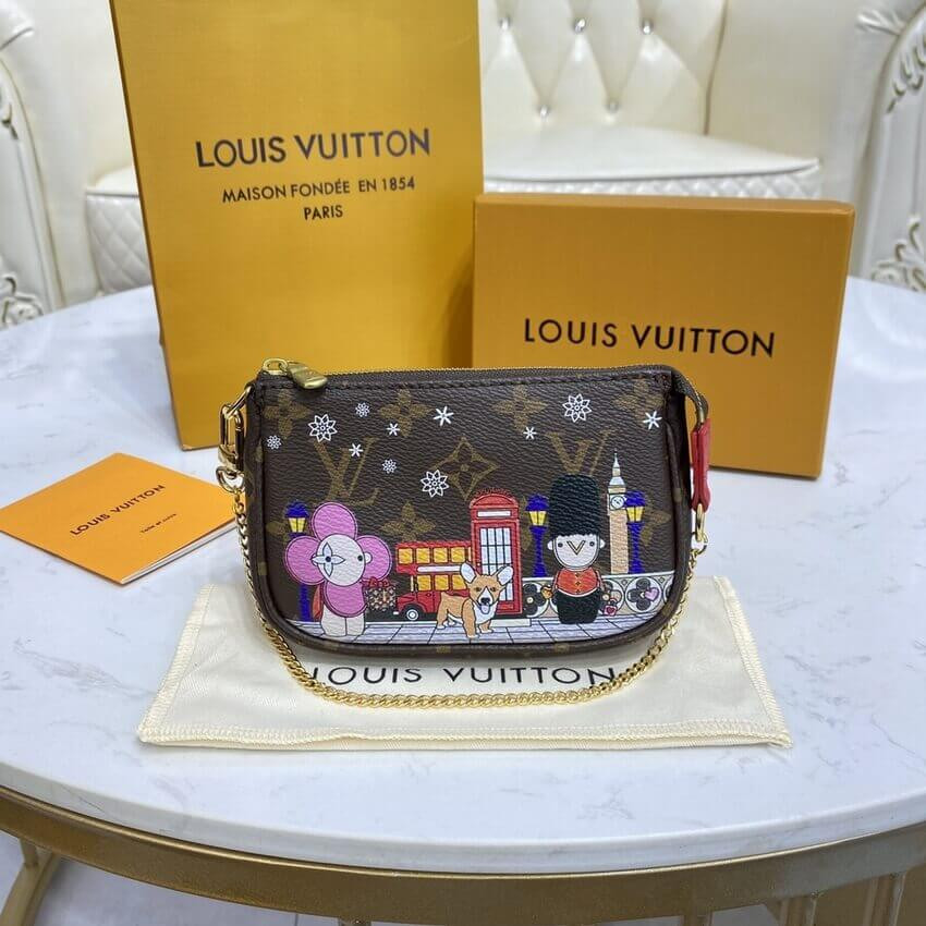 Louis Vuitton Monogram Canvas Mini Pochette Accessoires M80863