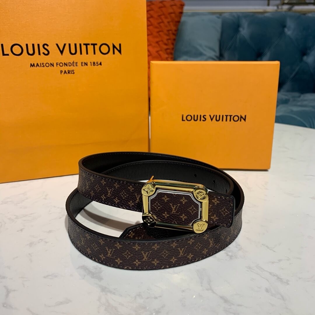 Louis Vuitton 25mm LV Malletier Belt M9943V