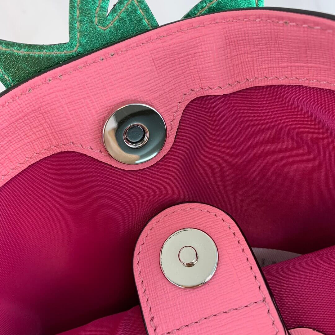 Gucci Childrens GG 3-D Strawberry Bucket Bag 630591