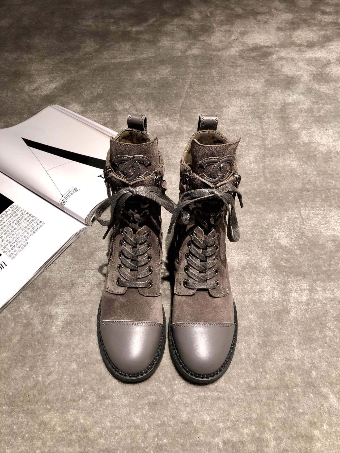 Chanel Frye Harness Boot C1120A