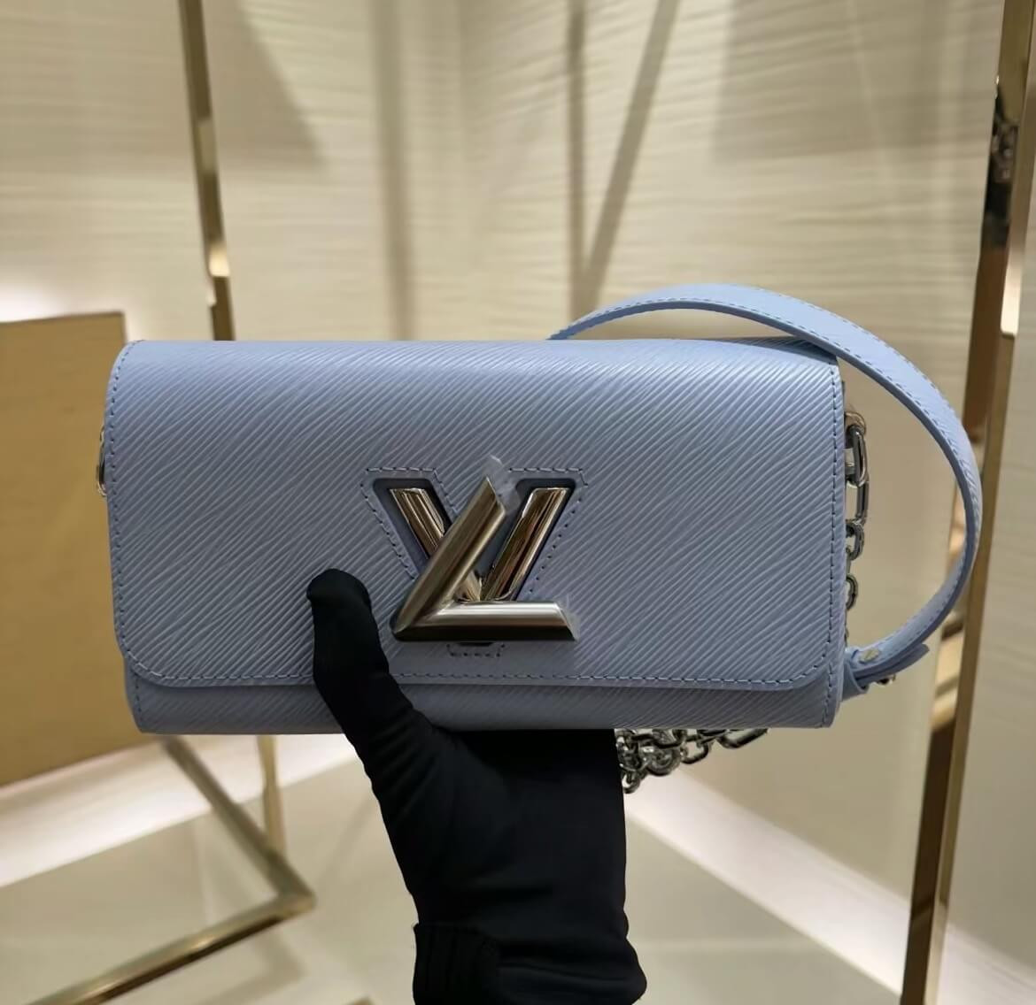 Louis Vuitton Epi Leather Twist West M24566 Candy Blue