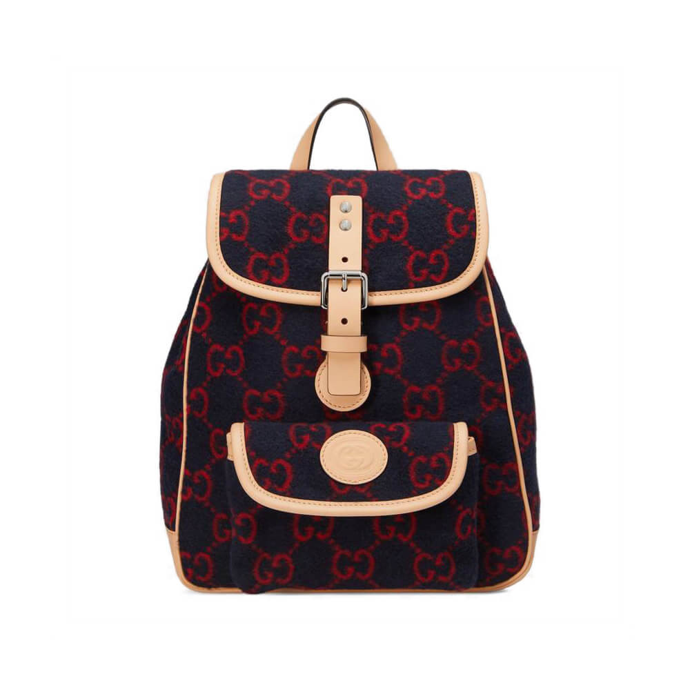 Gucci Childrens GG Wool Backpack 630818
