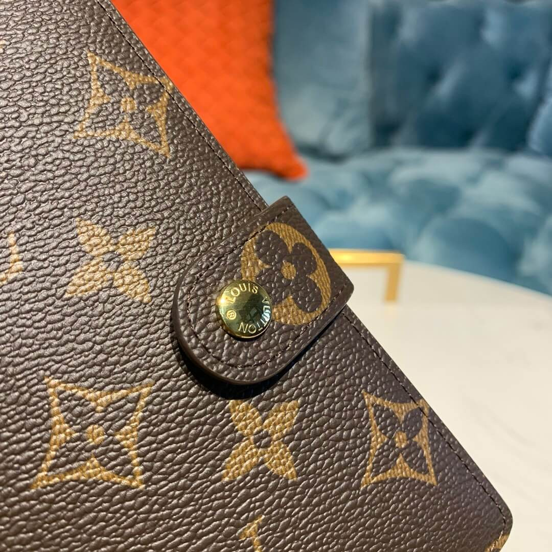 Louis Vuitton Monogram Canvas Small Ring Agenda Cover R20005