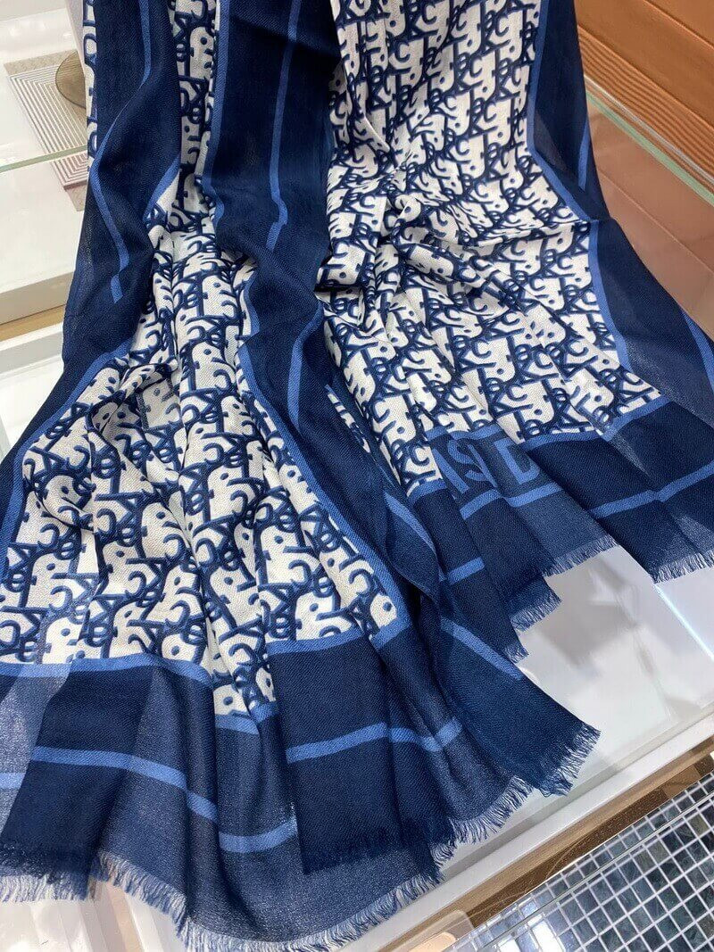 Christian Dior FW21 Oblique Shawl 140160