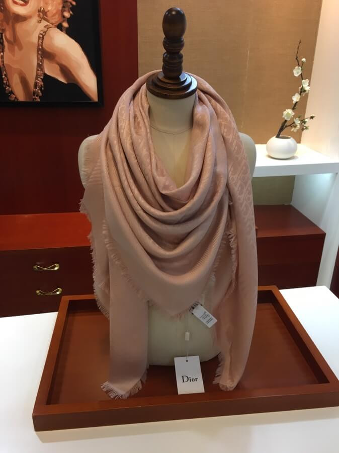 Dior Cashmere Wool Square Shawl 7729