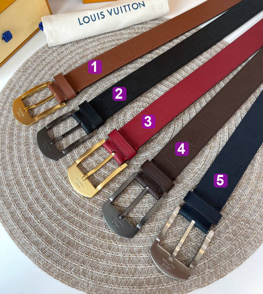 Louis Vuitton Detroit 35mm Belt M9707U