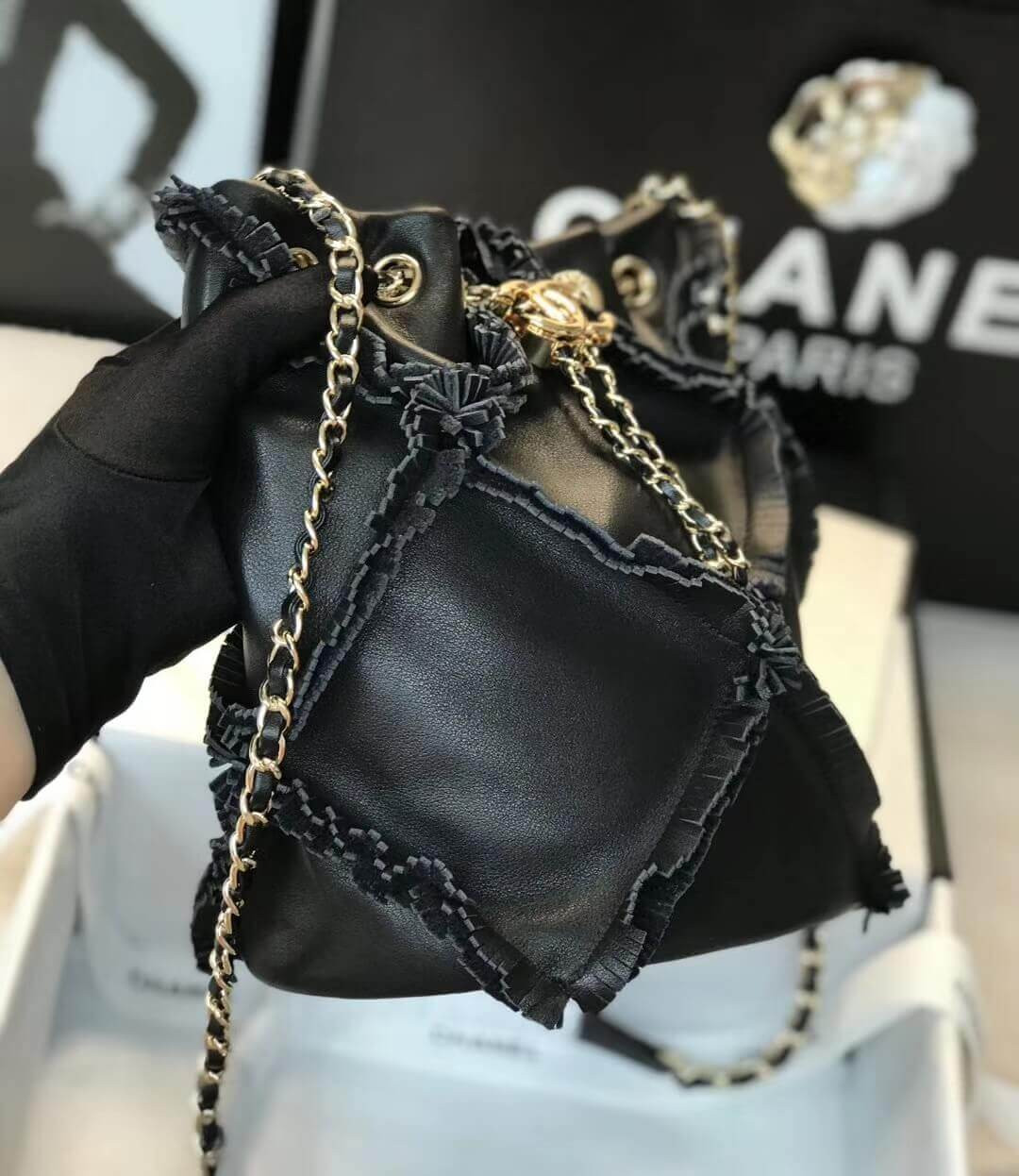 Chanel Drawstring Bag AS1503