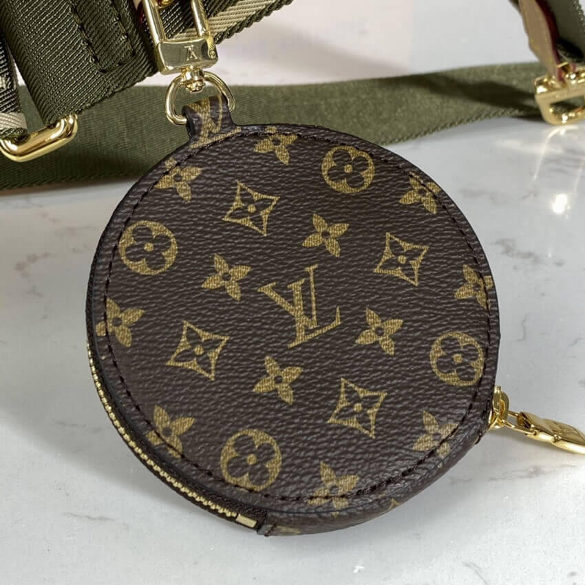 Louis Vuitton Pochette Bandouliere Multi Strap J02487 Kahki&Beige