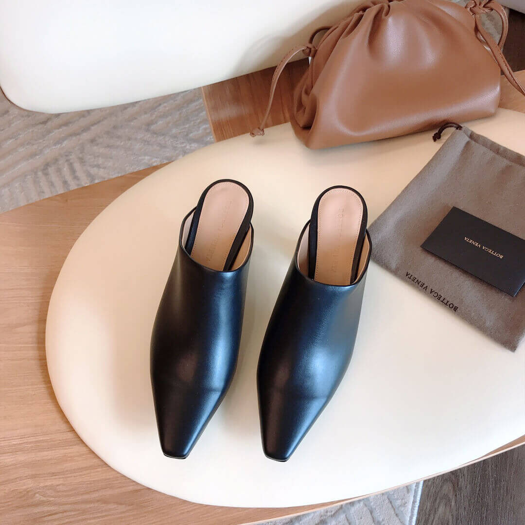 Bottega Veneta Almond Mules 608838