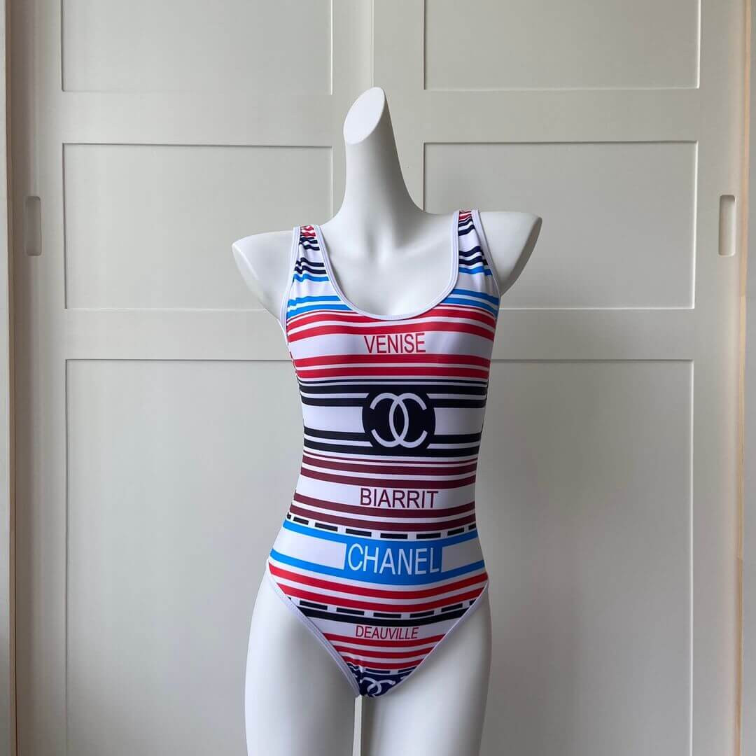Chanel Colorful One Piece Swimsuit P62752