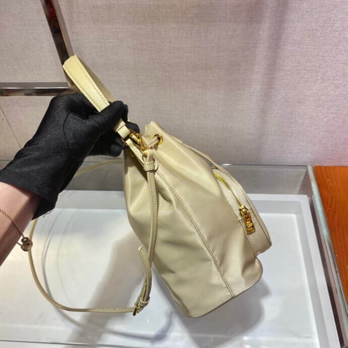 Prada Duet Leather Shoulder Bag 1BH038