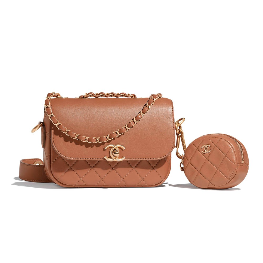 Chanel Flap Bag & Coin Purse AS1094