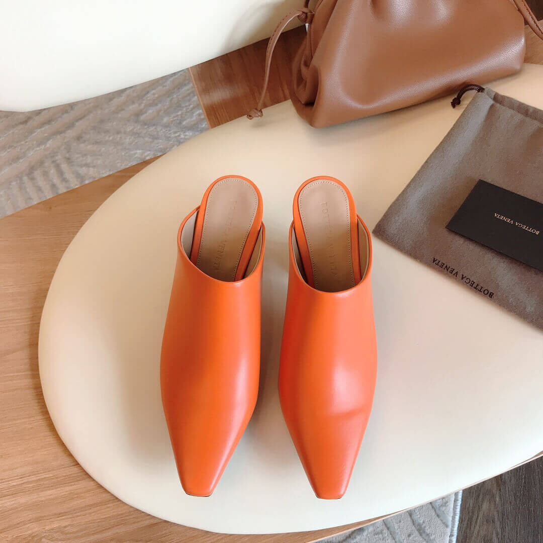 Bottega Veneta Almond Mules 608838