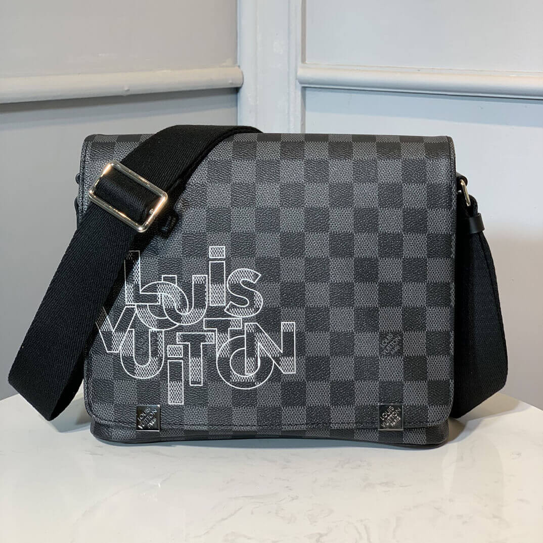 Louis Vuitton Damier Graphite District PM N41031