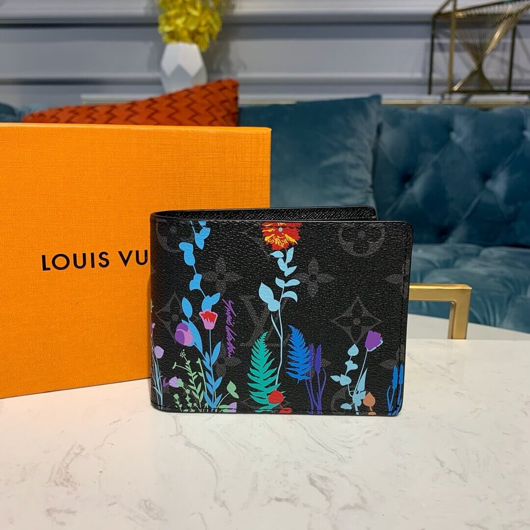 Louis Vuitton Flower Print Multiple Wallet M60895